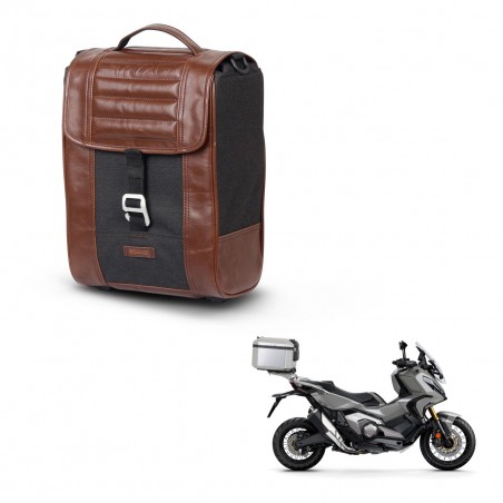 SHAD Baul maleta + soporte montaje SR38 CAFE RACER STYLE 1U KIT-445233