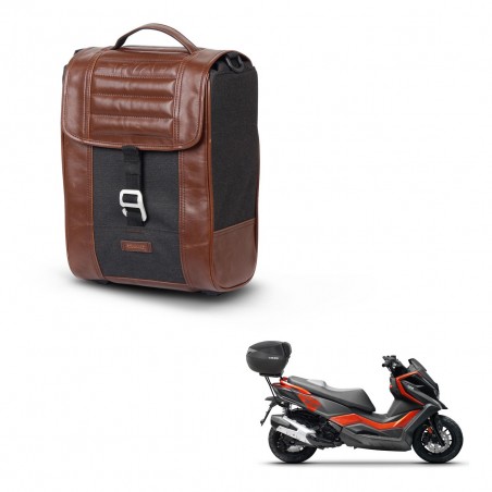 SHAD Suitcase trunk + mounting bracket SR38 CAFE RACER STYLE 1U KIT-445234