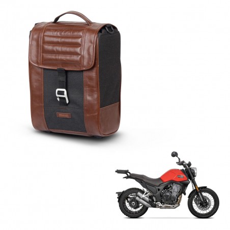 SHAD Baul maleta + soporte montaje SR38 CAFE RACER STYLE 1U KIT-445243