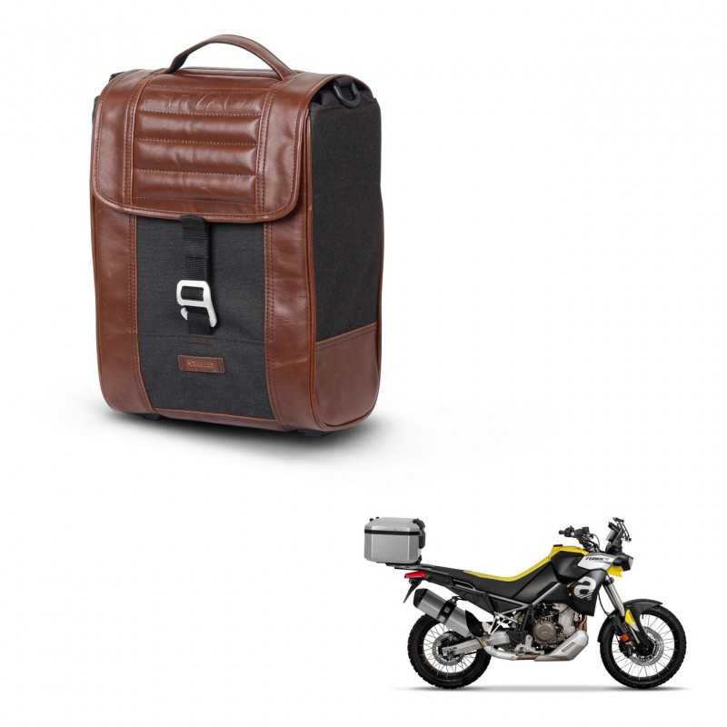 SHAD Baul maleta + soporte montaje SR38 CAFE RACER STYLE 1U KIT-445244