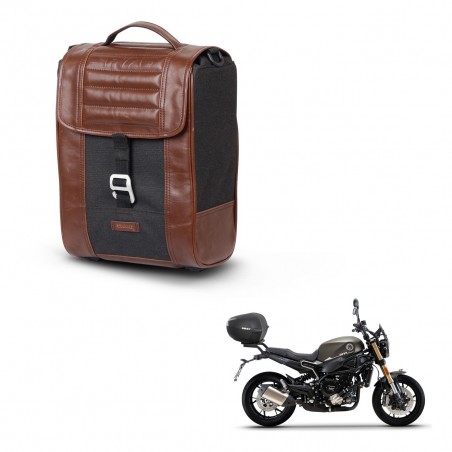 SHAD Baul maleta + soporte montaje SR38 CAFE RACER STYLE 1U KIT-445245