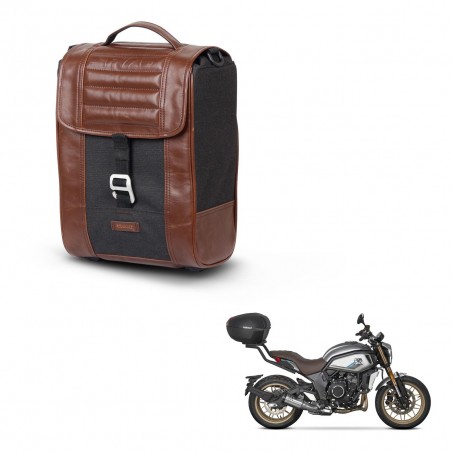 SHAD Suitcase trunk + mounting bracket SR38 CAFE RACER STYLE 1U KIT-445246