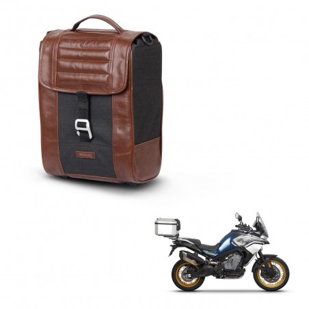 SHAD Baul maleta + soporte montaje SR38 CAFE RACER STYLE 1U KIT-445247