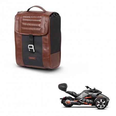 SHAD Baul maleta + soporte montaje SR38 CAFE RACER STYLE 1U KIT-445248