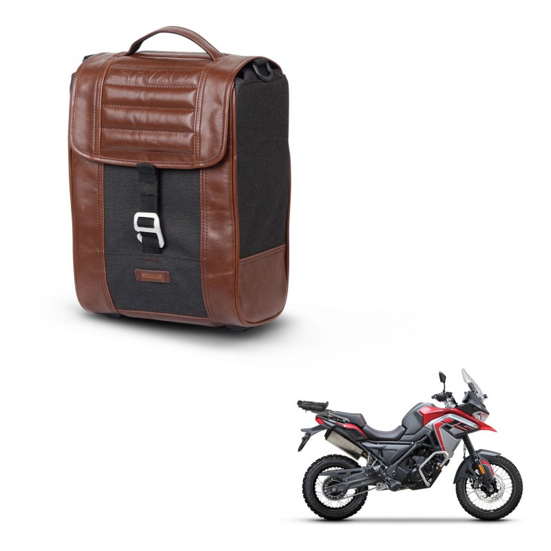 SHAD Baul maleta + soporte montaje SR38 CAFE RACER STYLE 1U KIT-445254