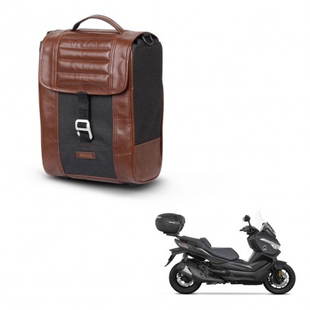 SHAD Baul maleta + soporte montaje SR38 CAFE RACER STYLE 1U KIT-445256