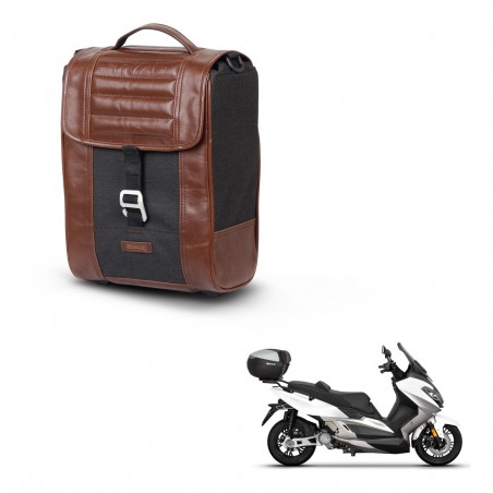 SHAD Suitcase trunk + mounting bracket SR38 CAFE RACER STYLE 1U KIT-445257