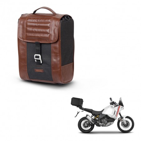 SHAD Baul maleta + soporte montaje SR38 CAFE RACER STYLE 1U KIT-445260