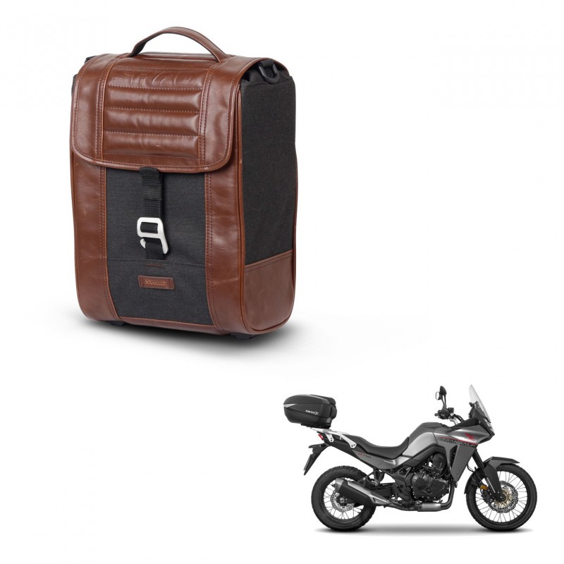 SHAD Baul maleta + soporte montaje SR38 CAFE RACER STYLE 1U KIT-445262