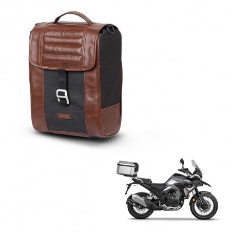 SHAD Baul maleta + soporte montaje SR38 CAFE RACER STYLE 1U KIT-445264