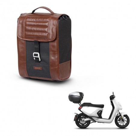 SHAD Baul maleta + soporte montaje SR38 CAFE RACER STYLE 1U KIT-445265