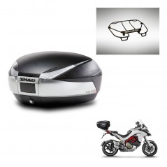 SHAD SH48 trunk + mounting bracket upper grill TITANIUM PREMIUM KIT-445300