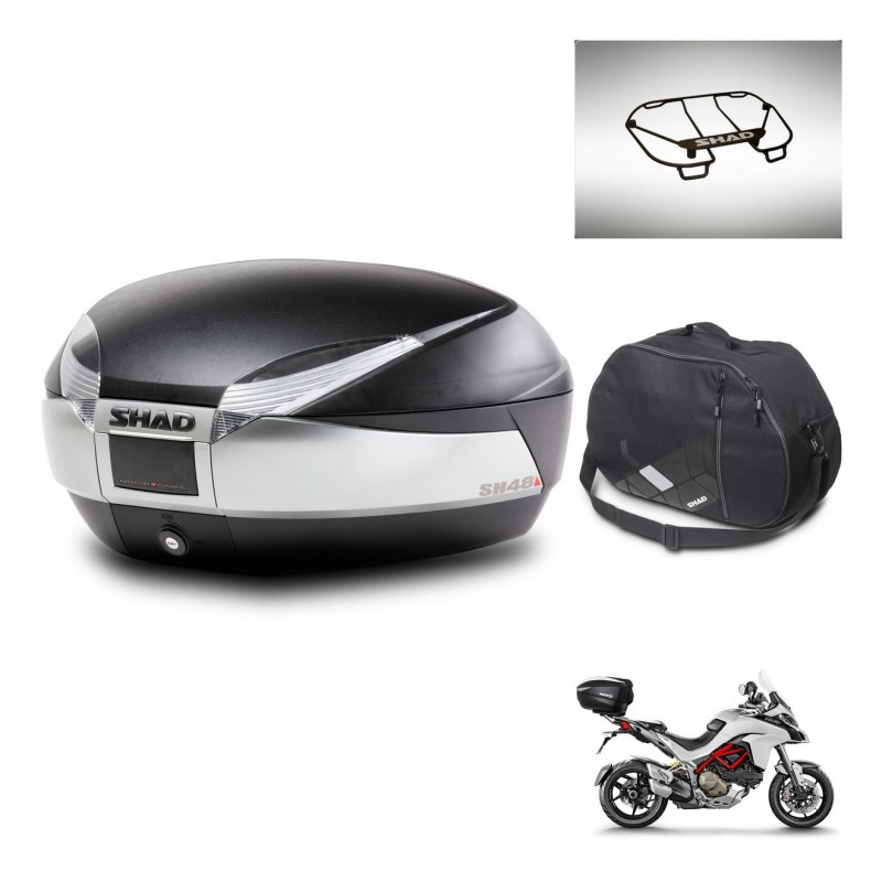 SHAD Baul SH48 + soporte montaje accesorios TITANIUM PREMIUM KIT-445302