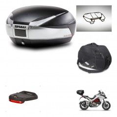 SHAD Baul SH48 + soporte montaje accesorios TITANIUM PREMIUM KIT-445303