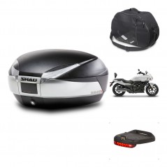 SHAD Baul SH48 + soporte montaje accesorios TITANIUM PREMIUM KIT-445307