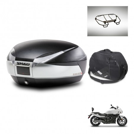 SHAD SH48 trunk + mounting bracket accessories TITANIUM PREMIUM KIT-445310