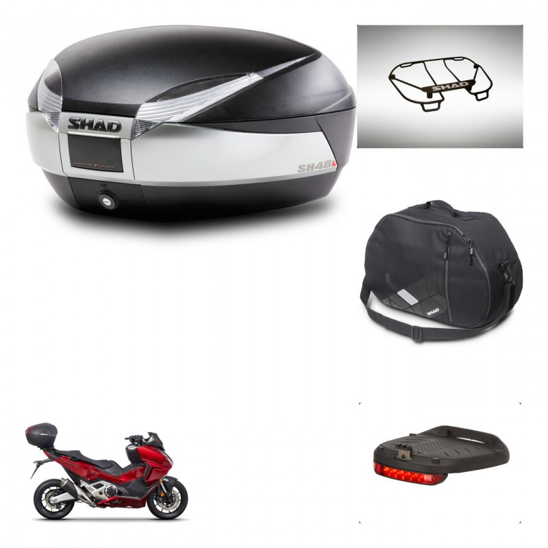 SHAD Baul SH48 + soporte montaje accesorios TITANIUM PREMIUM KIT-445319