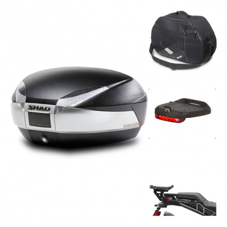 SHAD SH48 trunk + mounting bracket accessories TITANIUM PREMIUM KIT-445323