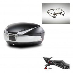 SHAD SH48 trunk + mounting bracket upper grill TITANIUM PREMIUM KIT-445324