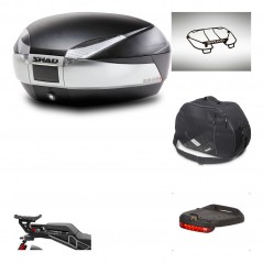 SHAD Baul SH48 + soporte montaje accesorios TITANIUM PREMIUM KIT-445327