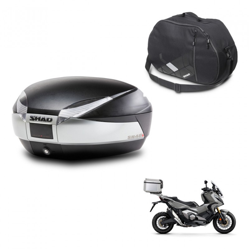 SHAD SH48 trunk + mounting bracket internal bag TITANIUM PREMIUM KIT-445338