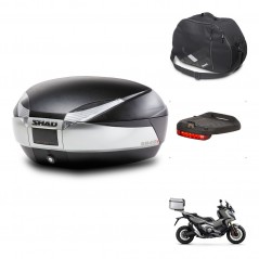 SHAD Baul SH48 + soporte montaje accesorios TITANIUM PREMIUM KIT-445339