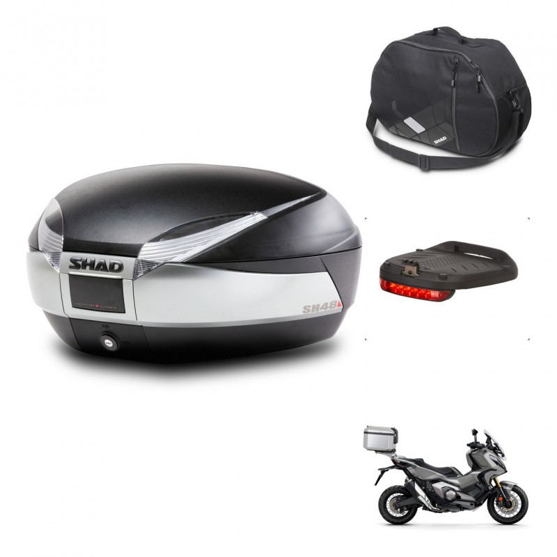 SHAD Baul SH48 + soporte montaje accesorios TITANIUM PREMIUM KIT-445339