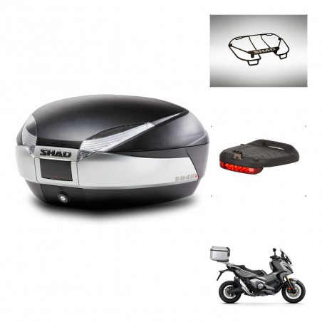 SHAD SH48 trunk + mounting bracket accessories TITANIUM PREMIUM KIT-445341