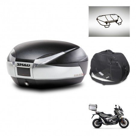 SHAD Baul SH48 + soporte montaje accesorios TITANIUM PREMIUM KIT-445342