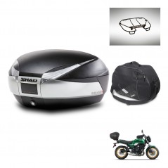 SHAD SH48 trunk + mounting bracket accessories TITANIUM PREMIUM KIT-445358