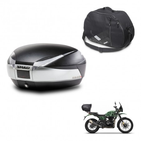 SHAD Baul SH48 + soporte montaje bolsa interna TITANIUM PREMIUM KIT-445362