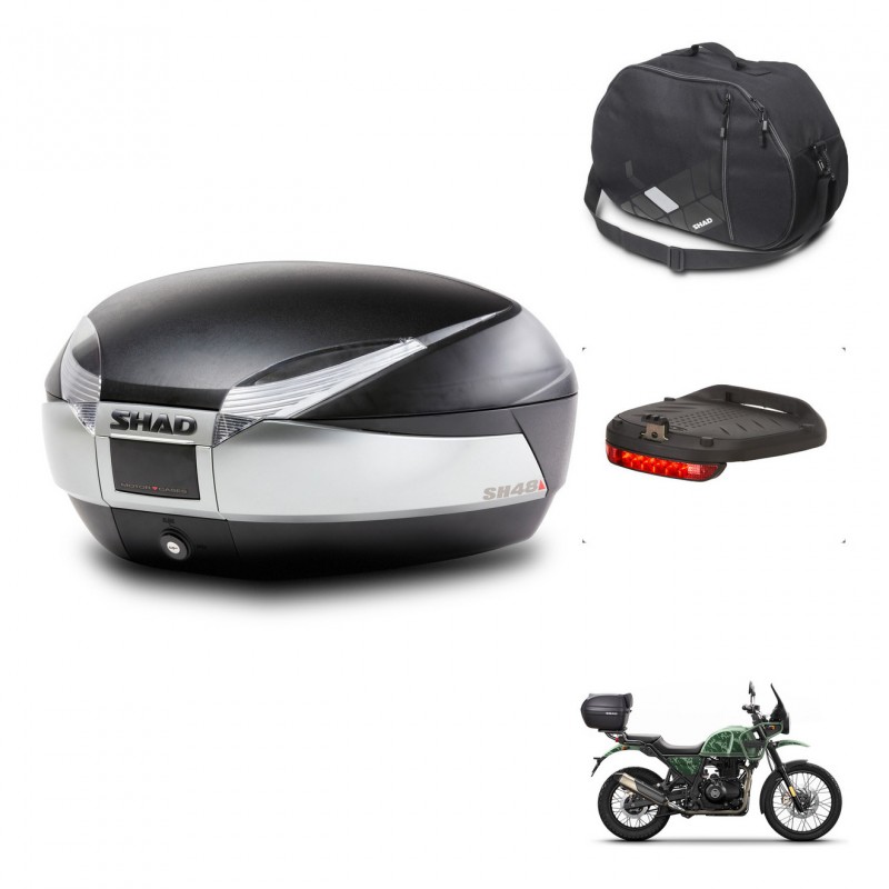 SHAD SH48 trunk + mounting bracket accessories TITANIUM PREMIUM KIT-445363