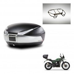 SHAD SH48 trunk + mounting bracket upper grill TITANIUM PREMIUM KIT-445364