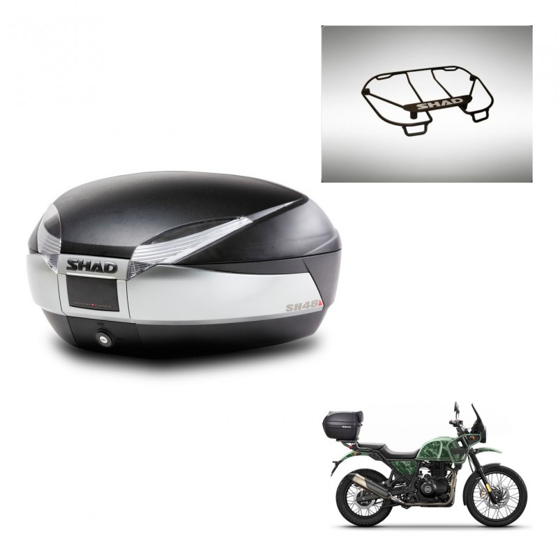 SHAD SH48 trunk + mounting bracket upper grill TITANIUM PREMIUM KIT-445364