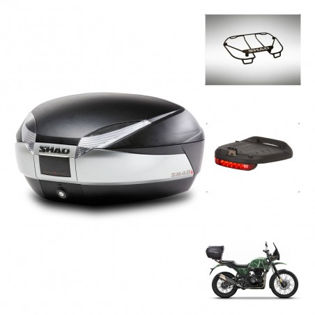 SHAD SH48 trunk + mounting bracket accessories TITANIUM PREMIUM KIT-445365