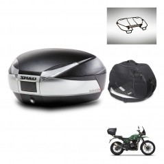 SHAD SH48 trunk + mounting bracket accessories TITANIUM PREMIUM KIT-445366