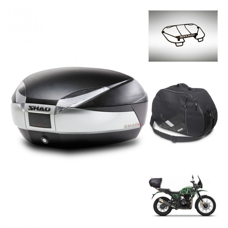 SHAD SH48 trunk + mounting bracket accessories TITANIUM PREMIUM KIT-445366