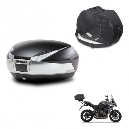 SHAD Baul SH48 + soporte montaje bolsa interna TITANIUM PREMIUM KIT-445378