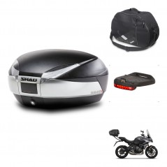 SHAD Baul SH48 + soporte montaje accesorios TITANIUM PREMIUM KIT-445379
