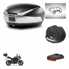 SHAD Baul SH48 + soporte montaje accesorios TITANIUM PREMIUM KIT-445383
