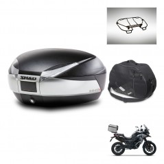SHAD SH48 trunk + mounting bracket accessories TITANIUM PREMIUM KIT-445390