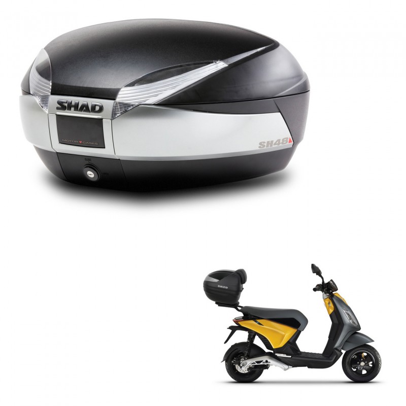 SHAD Baul SH48 + soporte montaje TITANIUM PREMIUM KIT-445392