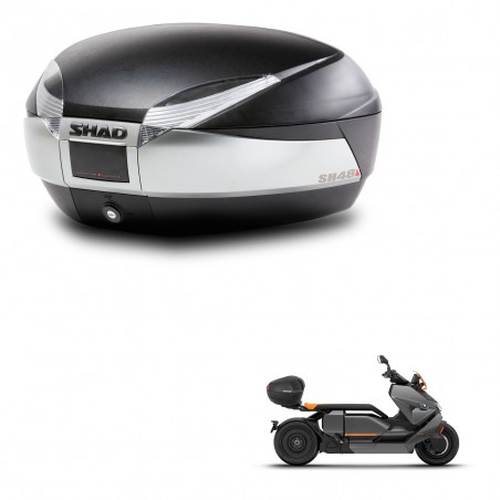 SHAD SH48 trunk + mounting bracket TITANIUM PREMIUM KIT-445400