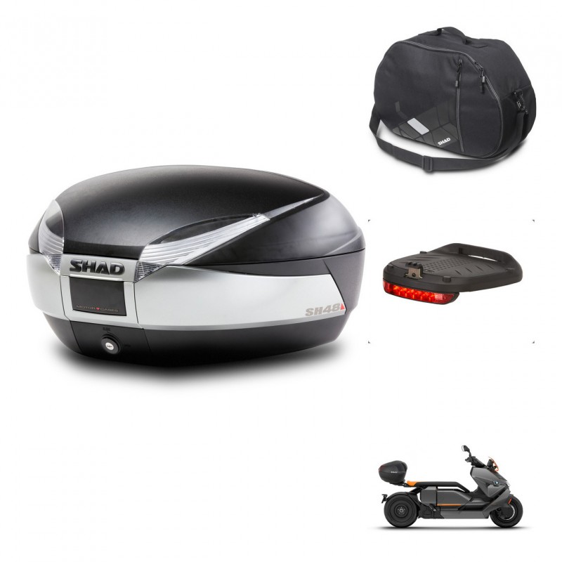 SHAD Baul SH48 + soporte montaje accesorios TITANIUM PREMIUM KIT-445403