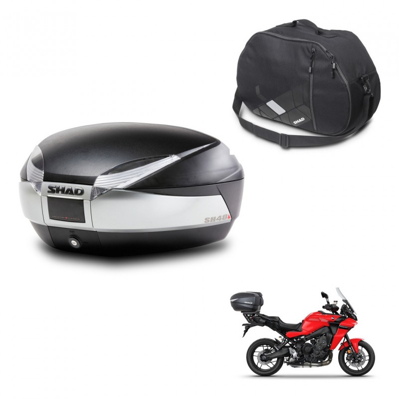 SHAD SH48 trunk + mounting bracket internal bag TITANIUM PREMIUM KIT-445410