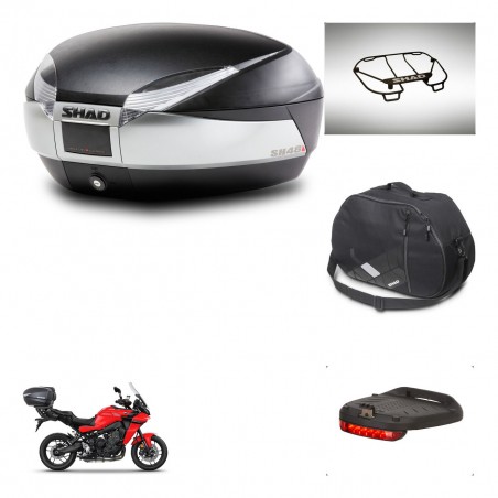 SHAD Baul SH48 + soporte montaje accesorios TITANIUM PREMIUM KIT-445415