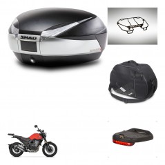 SHAD Baul SH48 + soporte montaje accesorios TITANIUM PREMIUM KIT-445423