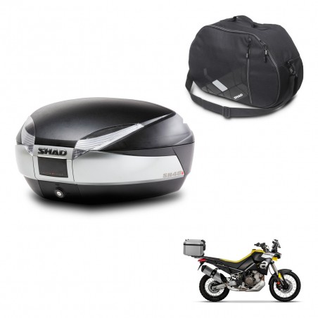SHAD SH48 trunk + mounting bracket internal bag TITANIUM PREMIUM KIT-445426