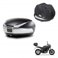 SHAD Baul SH48 + soporte montaje bolsa interna TITANIUM PREMIUM KIT-445434