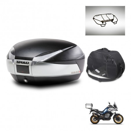 SHAD Baul SH48 + soporte montaje accesorios TITANIUM PREMIUM KIT-445454